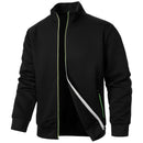 Men’s Zipper Cardigan Stand Collar Jacket