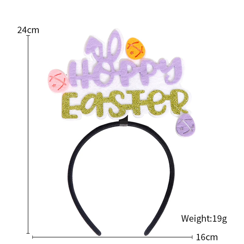 Easter Funny Glasses Props – Kids’ Cartoon Bunny & Eggshell Eyeglass Frames, Non‑Woven Fabric Easter Party Decorations & Gifts
