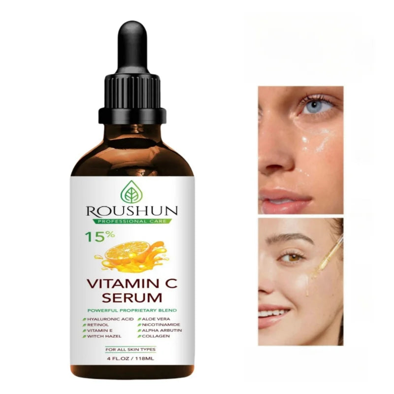 118ml Vitamin C Hydrating Essence Serum – Brightening, Moisturizing & Multi‑Use Skin Care for Face, Body, Eyes & Hands