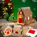 DIY Handmade Christmas Biscuit House Miniature Dollhouse