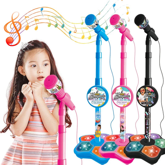 Kids Microphone with Stand Karaoke Toy