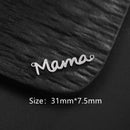 Mama Letter Pendant Necklace – Stainless Steel Non‑Fading Choker Chain for Women, Mother’s Day Jewelry Gift, Gold & Steel