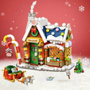 Mini Building Block Christmas House Set