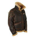 Men’s Plush-Lined Leather Winter Jacket
