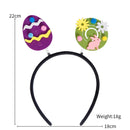 Easter Funny Glasses Props – Kids’ Cartoon Bunny & Eggshell Eyeglass Frames, Non‑Woven Fabric Easter Party Decorations & Gifts