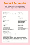 Intelligent Touch Screen ENC Bluetooth 5.1 Earbuds – Waterproof TWS Earphones with TF Card Support & Noise Cancelling Mic