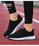 Breathable Mesh Lace-Up Sneakers