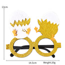 Easter Funny Glasses Props – Kids’ Cartoon Bunny & Eggshell Eyeglass Frames, Non‑Woven Fabric Easter Party Decorations & Gifts