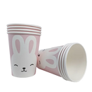 Easter Bunny Disposable Tableware Set – Cute Cartoon Rabbit Paper Plates, Cups & Napkins for Kids Birthday, Easter Parties & Spring Celebrations