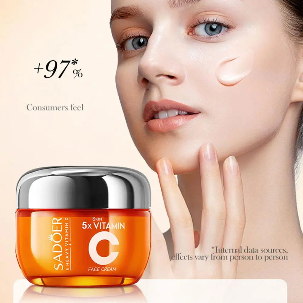 Vitamin C Brightening Essence Set – Dark Spot Corrector, Pore Minimizer & Skin Tone Perfector (50g Cream + 130ml Toner + 30ml Serum)