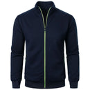 Men’s Zipper Cardigan Stand Collar Jacket