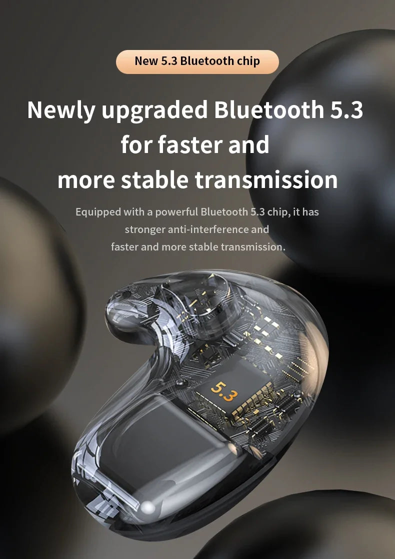 Invisible Sleep Earbuds – TWS Bluetooth 5.3 Ultra‑Comfort Wireless Earphones with Noise Reduction, IPX5 Waterproof Design & Touch Control
