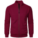 Men’s Zipper Cardigan Stand Collar Jacket