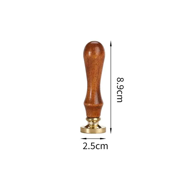 Christmas Wax Seal Stamps Head with Wooden Handle