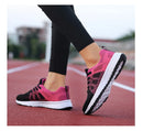 Breathable Mesh Lace-Up Sneakers