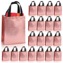 20pcs Aluminized Non‑Woven Gift Bags – Reusable Leak‑Proof Tote Bags for Shopping, Mother’s Day, Graduation, Party & Event Packaging