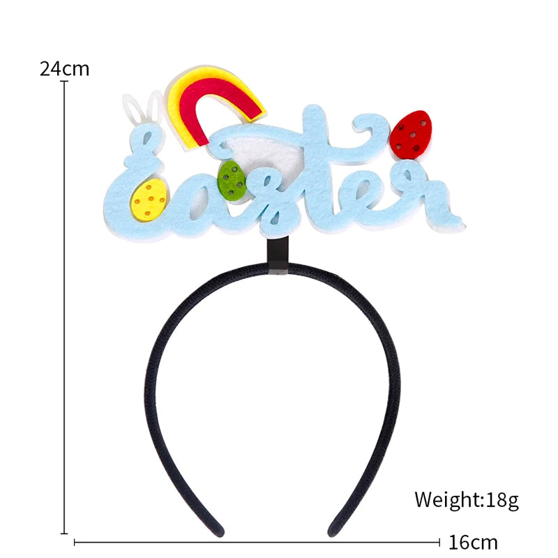 Easter Funny Glasses Props – Kids’ Cartoon Bunny & Eggshell Eyeglass Frames, Non‑Woven Fabric Easter Party Decorations & Gifts