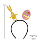 Easter Funny Glasses Props – Kids’ Cartoon Bunny & Eggshell Eyeglass Frames, Non‑Woven Fabric Easter Party Decorations & Gifts