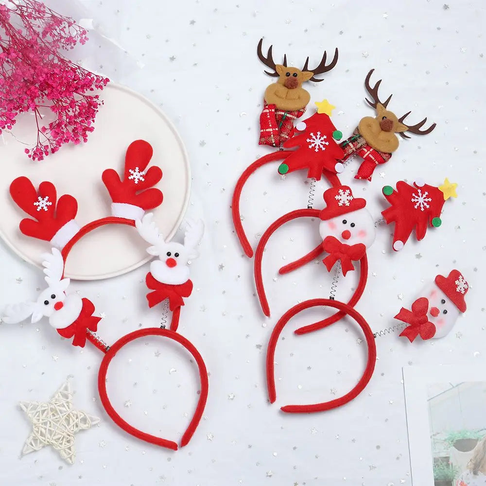 Party Cosplay Antlers Santa Claus Christmas Headband
