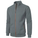 Men’s Zipper Cardigan Stand Collar Jacket