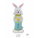 Easter Bunny Disposable Tableware Set – Cute Cartoon Rabbit Paper Plates, Cups & Napkins for Kids Birthday, Easter Parties & Spring Celebrations
