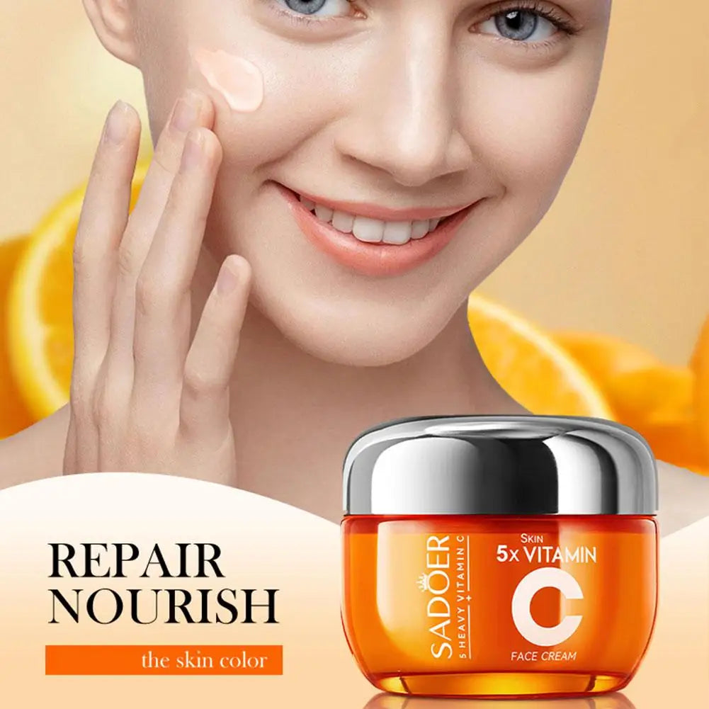 Vitamin C Brightening Essence Set – Dark Spot Corrector, Pore Minimizer & Skin Tone Perfector (50g Cream + 130ml Toner + 30ml Serum)