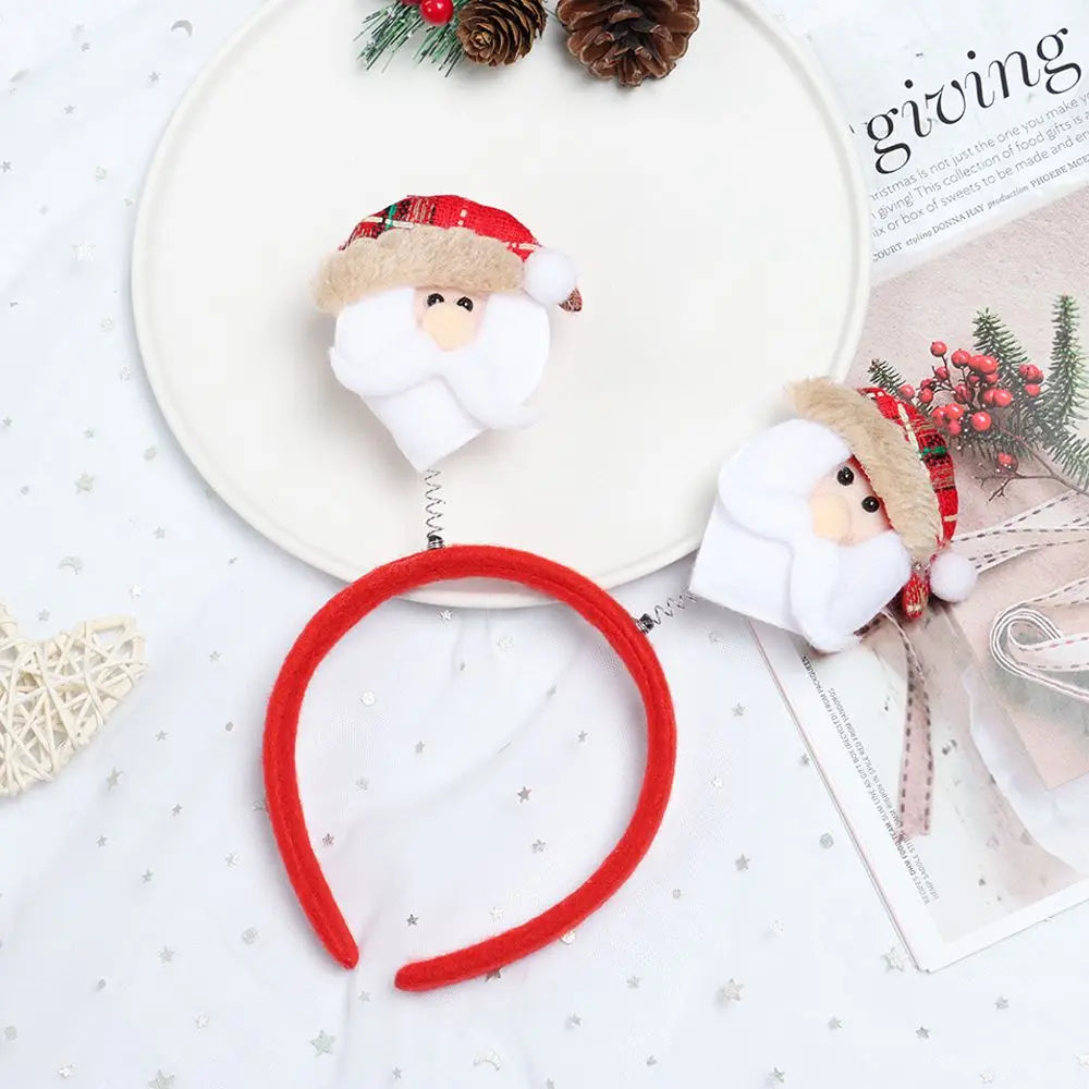 Party Cosplay Antlers Santa Claus Christmas Headband