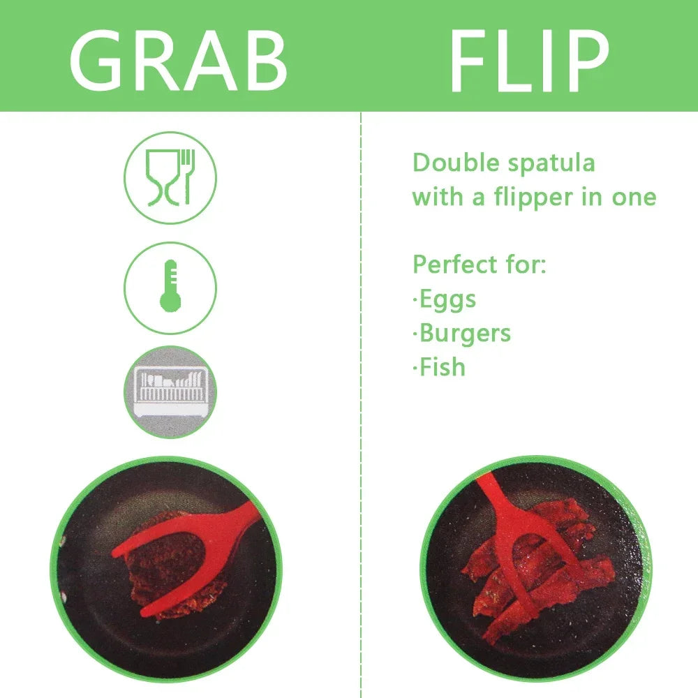 2-in-1 Grip and Flip Pancake Egg Clamp