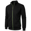 Men’s Zipper Cardigan Stand Collar Jacket