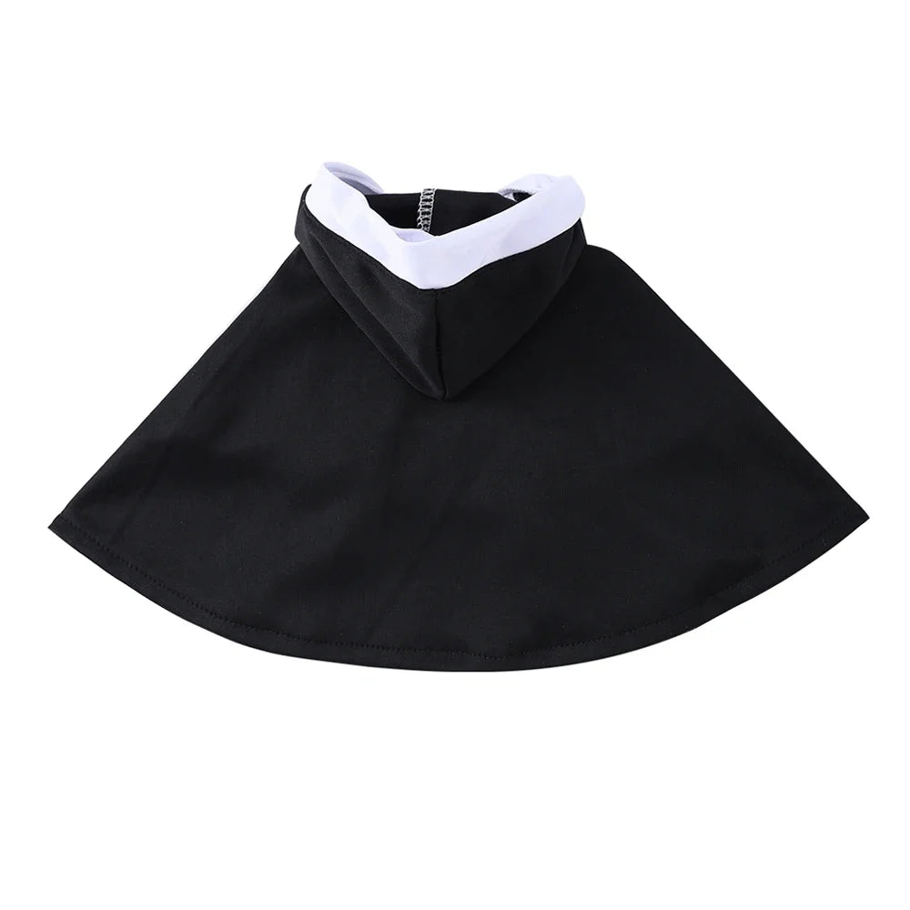 Funny Halloween Cat & Dog Nun Costume | Jesus Cross Cosplay Outfit for Small, Medium & Large Pets