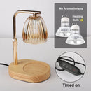 50W Candle Warmer Lamp with Timer – Dimmable Glass Candle Melter, Adjustable Light for Cozy Bedroom & Home Decor (No Flame, No Smoke)