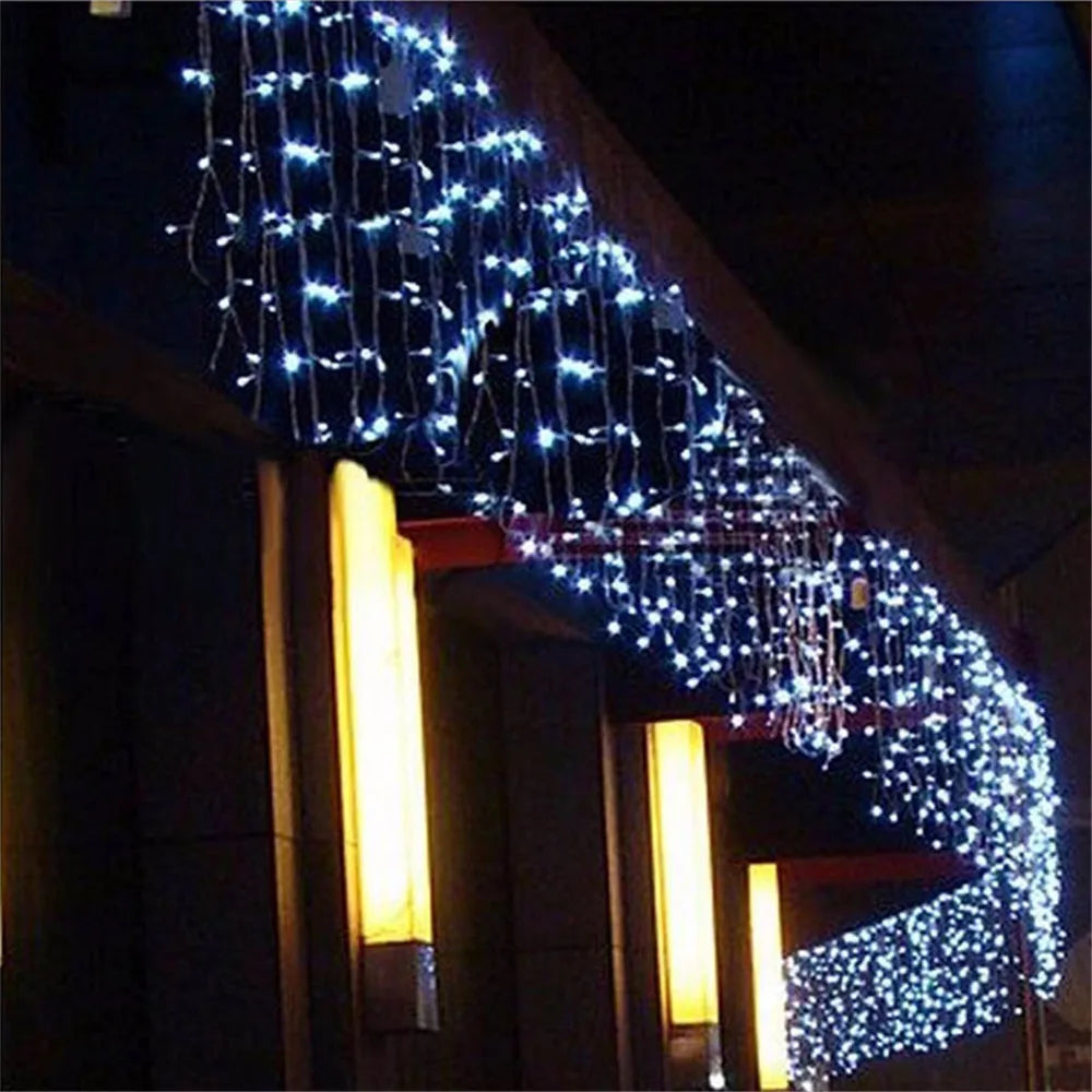 LED Waterfall Curtain String Lights