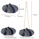 Venus Chan Italian Design Women’s Shoes & Rhinestone Butterfly Bag Set – Bridal Party Heels with Matching Handbag, Elegant Wedding Accessories