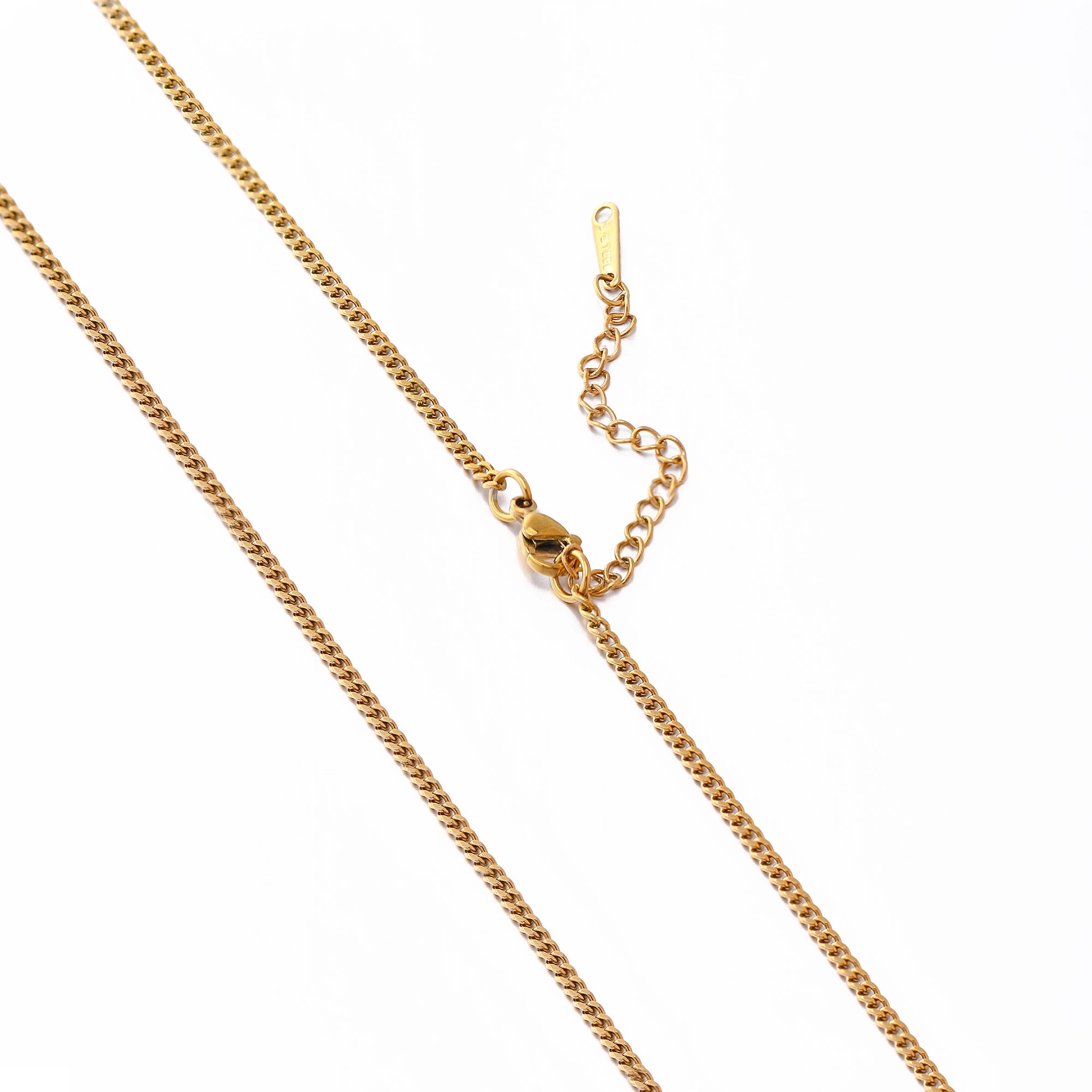 5‑Piece Stainless Steel Chain Necklace Set – Bead, Rope, Cuban, Paperclip & Snake Link Chains for Women, 18K Gold & Steel DIY Jewelry