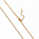 5‑Piece Stainless Steel Chain Necklace Set – Bead, Rope, Cuban, Paperclip & Snake Link Chains for Women, 18K Gold & Steel DIY Jewelry