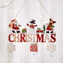 Santa Claus Wooden Hanging Ornament