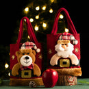 Christmas Linen Gift Bags