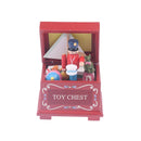 1PC Wood Fairy Resin Dollhouse Miniature Toy Box