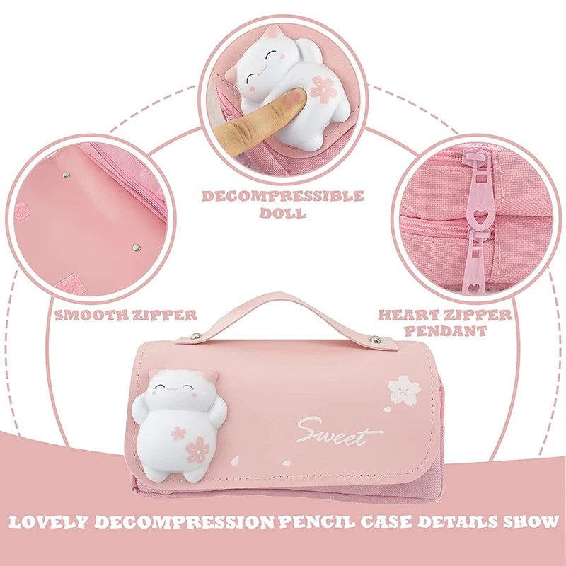 3D Kawaii Pencil Case