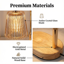 50W Candle Warmer Lamp with Timer – Dimmable Glass Candle Melter, Adjustable Light for Cozy Bedroom & Home Decor (No Flame, No Smoke)