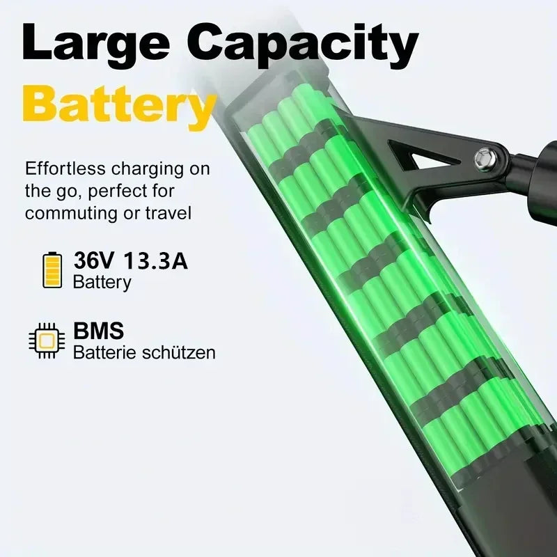 26"/24" Electric Mountain E‑Bike for Adults – 1000W Peak Motor, 36V 10.3Ah/13.3Ah Battery, 19.7 MPH Commuter Ebike