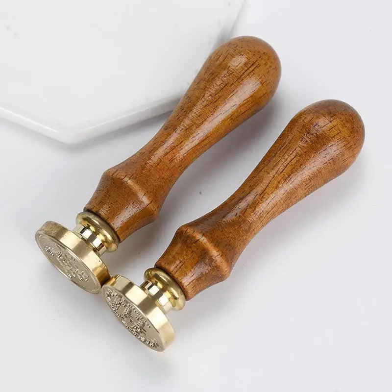 Christmas Wax Seal Stamps Head with Wooden Handle