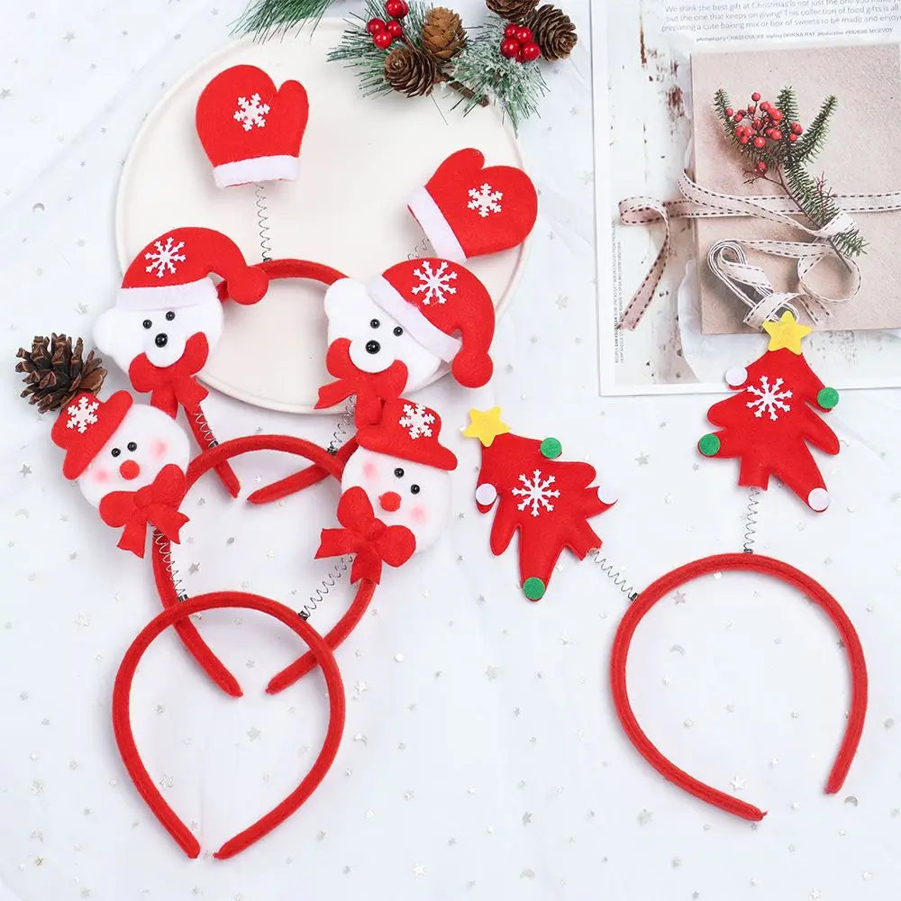 Party Cosplay Antlers Santa Claus Christmas Headband