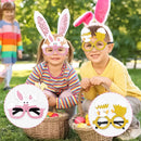 Easter Funny Glasses Props – Kids’ Cartoon Bunny & Eggshell Eyeglass Frames, Non‑Woven Fabric Easter Party Decorations & Gifts