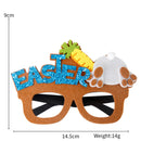 Easter Funny Glasses Props – Kids’ Cartoon Bunny & Eggshell Eyeglass Frames, Non‑Woven Fabric Easter Party Decorations & Gifts