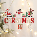 Santa Claus Wooden Hanging Ornament