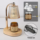 50W Candle Warmer Lamp with Timer – Dimmable Glass Candle Melter, Adjustable Light for Cozy Bedroom & Home Decor (No Flame, No Smoke)