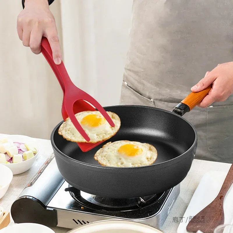 2-in-1 Grip and Flip Pancake Egg Clamp