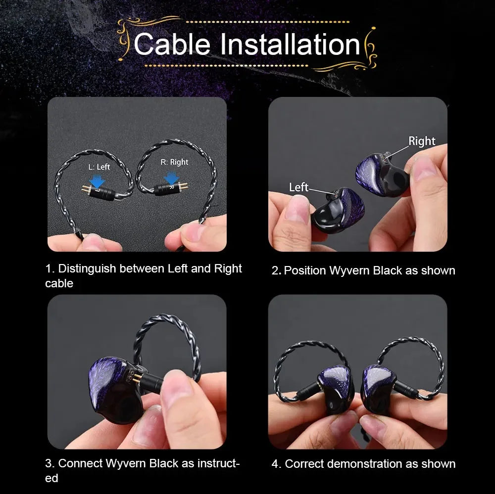 HiFi Metal In‑Ear Monitor Earphones with Mic, Wired Gaming Headset (3.5mm / Type‑C Options)