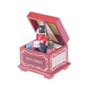 1PC Wood Fairy Resin Dollhouse Miniature Toy Box